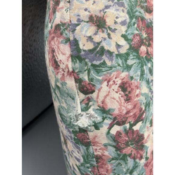 Vintage Ambrosia Fabric Cat Pillow Doorstop Floral Stuffed Animal 17” - Picture 3 of 7